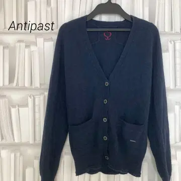 ANTIPAST 네이비 V넥 가디건