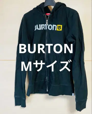 BURTON 버튼 집업 후드 맨투맨 M 사이즈 블랙