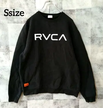RVCA 루카 Ssize 맨투맨 트레이닝복 헤비웨이트 블랙