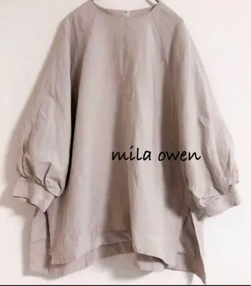 Mila Owen 벌룬 슬리브 풀오버 오버 사이즈