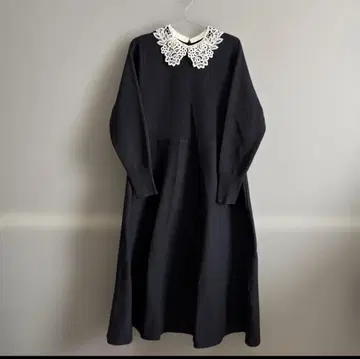 [ 새상품급 ] 유나이티드 애로우즈 옷깃 레이스 2WAY 니트 원피스