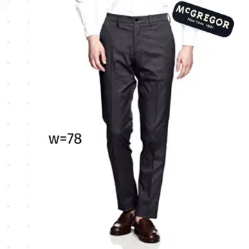 남성용 팬츠 차콜 그레이