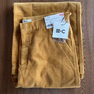 새상품 UNIQLO 유니클로 C 코듀로이 와이드 팬츠 브라운 64