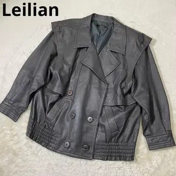 Leilia 레리안 인조 가죽 자켓 13호 그레이