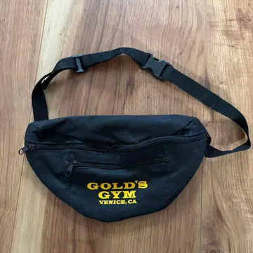 GOLD'S GYM 바디백 블랙