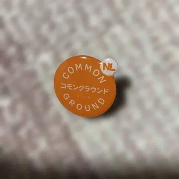 COMMON GROUND 핀 배지 오렌지 EXPO 간사이 만박