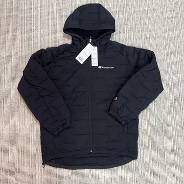 택 포함 champion 후드 부착 다운 자켓 S 블랙
