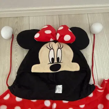 미니 마우스 플리스 담요 장갑 포함