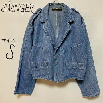 스윈거 SWINGER 여성용 데님 자켓 사이즈 S 이탈리아제