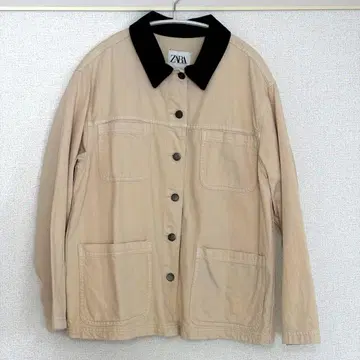 ZARA 대비 컬러 셔츠 자켓