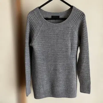 UNTITLED 그레이 터틀넥 니트