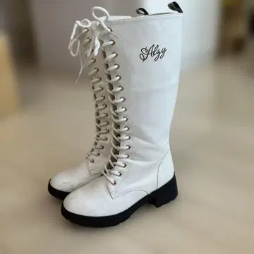 Algy 롱 부츠 22cm 화이트