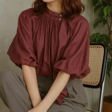 Natural Beauty Basic 쉬폰 블라우스