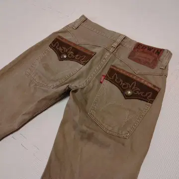 EDWIN XVS403 청바지 데님 웨스턴 일본제 베이지 28