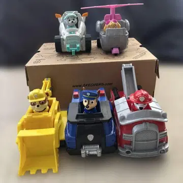 파우 패트롤 베이직 비클 캐릭터 차량 세트