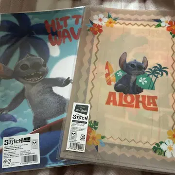 디즈니 영화 릴로 & 스티치 A4 클리어 파일 세트