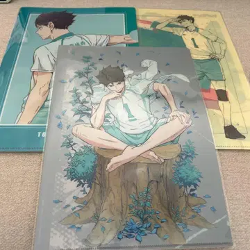 하이큐 오이카와 클리어 파일 묶음 판매