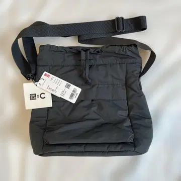 UNIQLO : C 미니 숄더백 그레이 [ 택 포함 새상품 ]