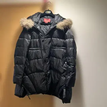 MexMexery 블랙 다운 자켓 퍼 포함