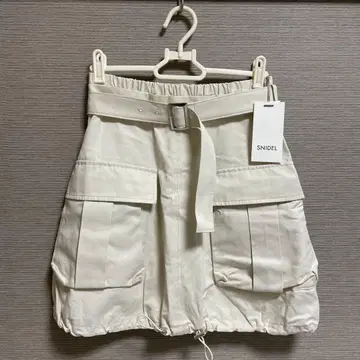 SNIDEL 카고 미니 스커트