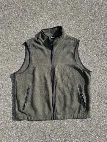 Eddie Bauer 플리스 베스트 M/L 올리브 그린