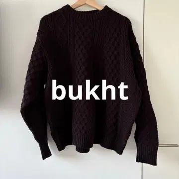 bukht 부프트 케이블 니트 스웨터