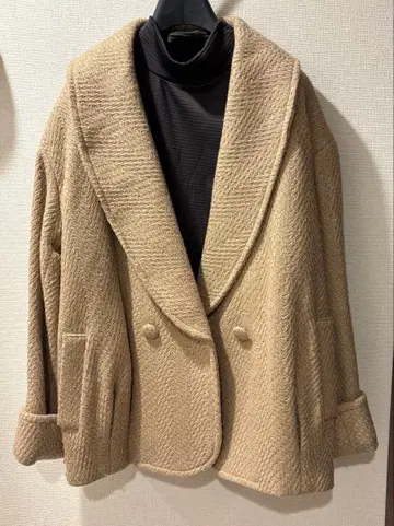 나노 유니버스 루즈핏 코트 트위드 자켓 nano universes 38