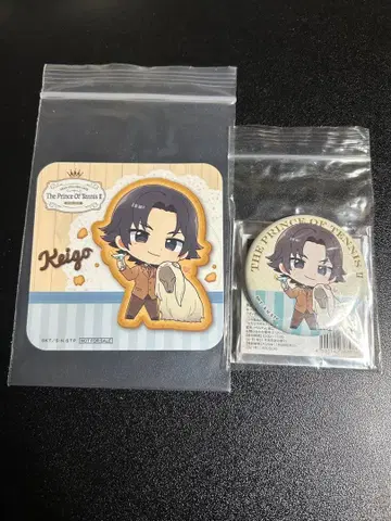 테니스의 왕자님 테니프리 아토베 케이고 세가 콜라보 카페 캔뱃지 코스터