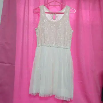 INGNI 레이스 탑 슬리브리스 원피스