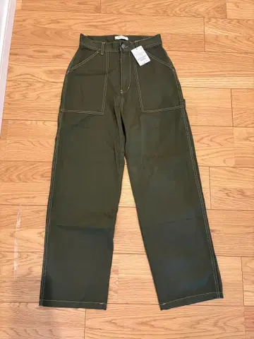 FREAK'S STORE 올리브 와이드 팬츠