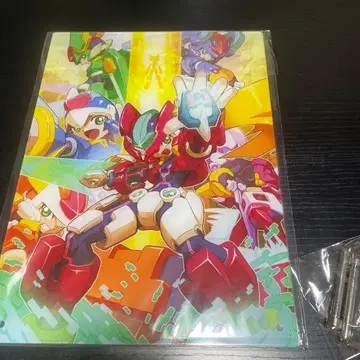 록맨 제로 아크릴 아트 이-캡콤 한정판