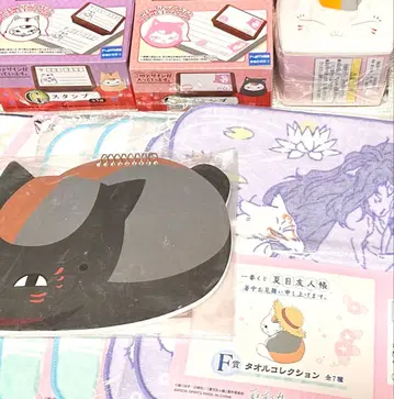 나츠메 우인장 복권 스탬프 손수건 핸드 타월 9종 세트