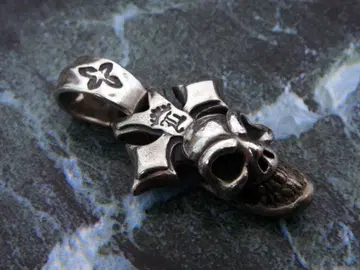 스컬 크로스 목걸이 BILLY CUSTOM