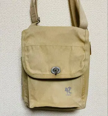 신자브로 한푸 이치자와 신자브로 캔버스 숄더백 베이지
