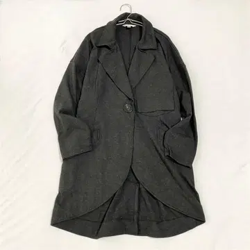 [ CAbi ] 롱 코트 롱 자켓 포켓 있음 원 버튼 무지 S