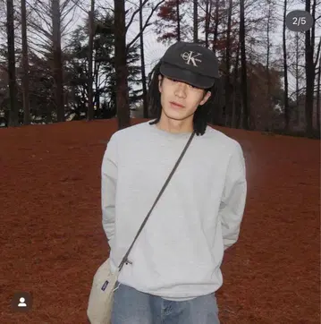 ( 구제 의류 ) 90s USA 캘빈클라인 캡 블랙 얕은