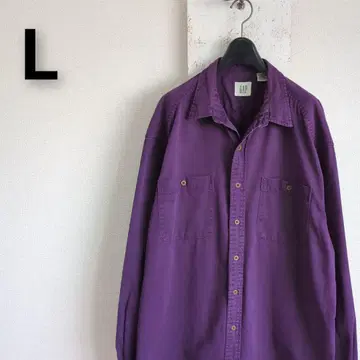 90s 구제 의류 GAP 올드 갭 옥스퍼드 셔츠 퍼플 L