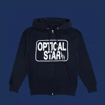 OPTICALSTAR 로고 집 후디 S 사이즈