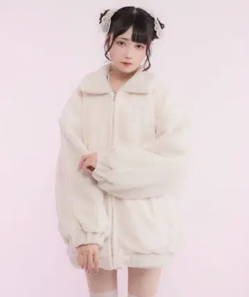 DearMyLove 오버 사이즈 보아 블루종 유메텐보