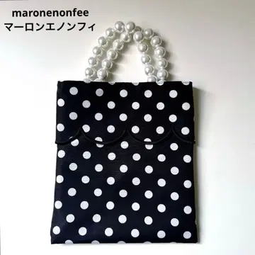 판매 중 maronenonfee 마론 에논피 도트 펄 백 스몰