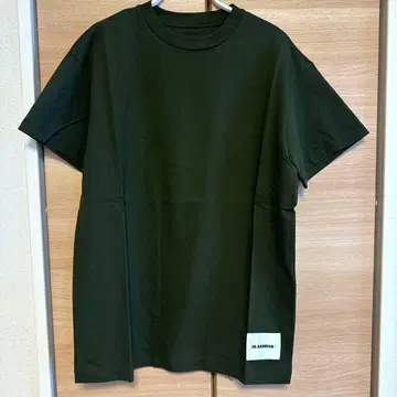 질샌더+ 다크 그린 티셔츠 S