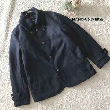 나노 유니버스 멜톤 코트 자켓 S 남성용 블랙