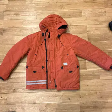 Schott 오렌지 다운 자켓 L