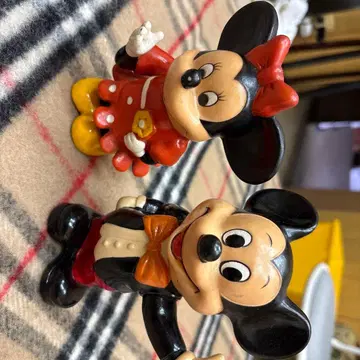 미키 미니 피규어 2개 세트 저금통