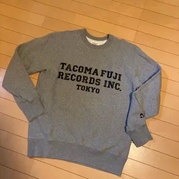 TACOMA FUJI RECORDS 맨투맨 L 사이즈 그레이