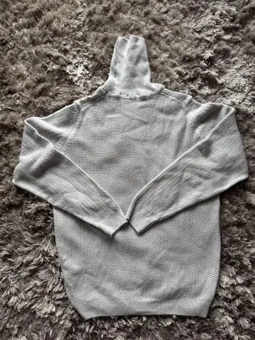 존스메들리 로우 게이지 터틀넥 화이트