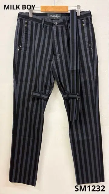 MILK BOY 스트라이프 팬츠