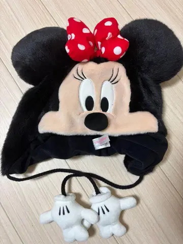 미니 마우스 귀도리 모자