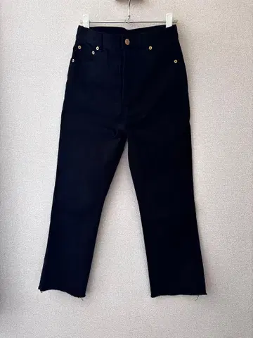 두지엠 클라세 5 포켓 프린지 데님 블랙