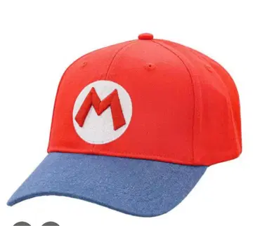 마리오 캡 빨간색과 파랑 프리 사이즈